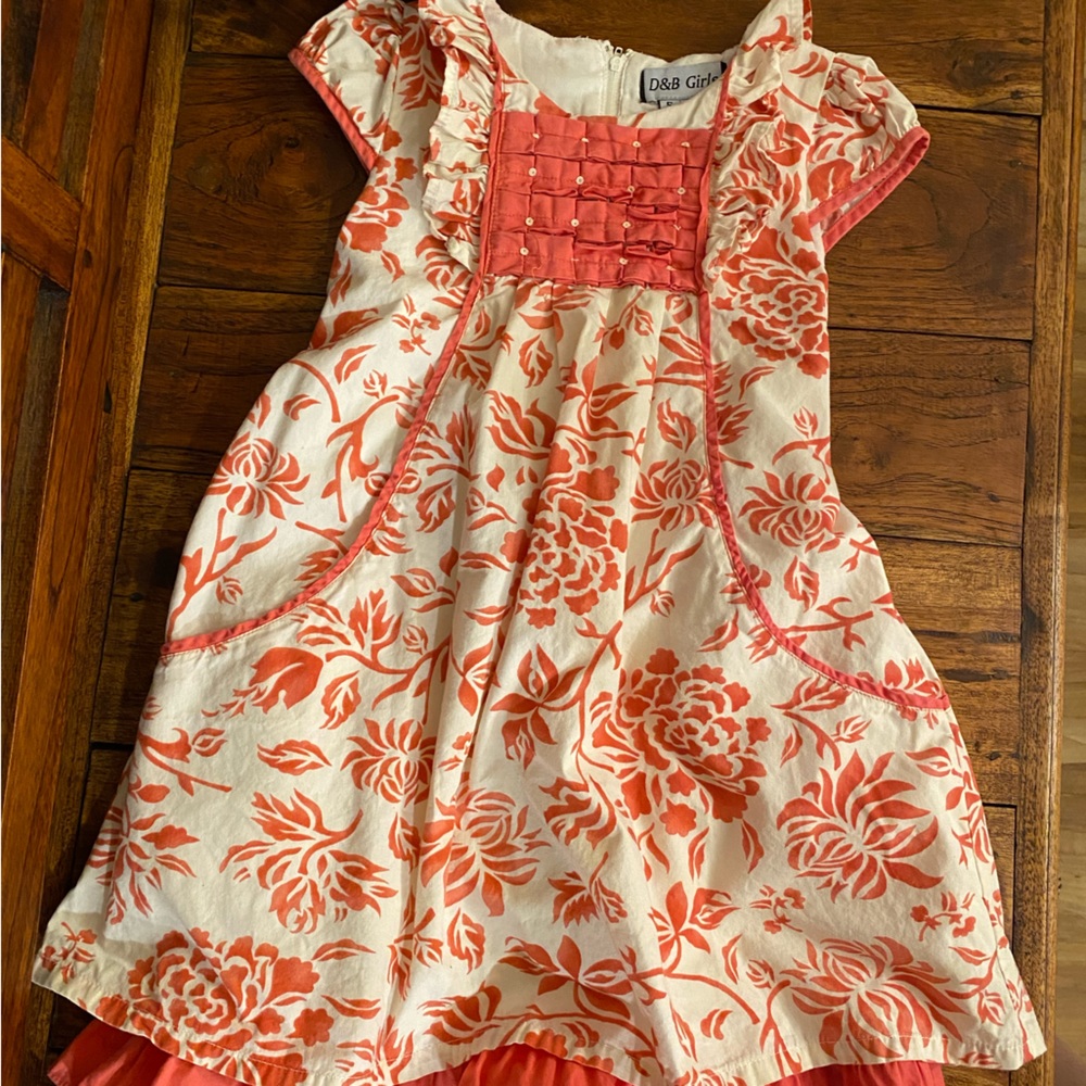 Gorgeous D&B Dress Coral Size 5
